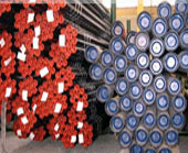 ready stock of Alloy Steel ERW Pipes in our stockyard